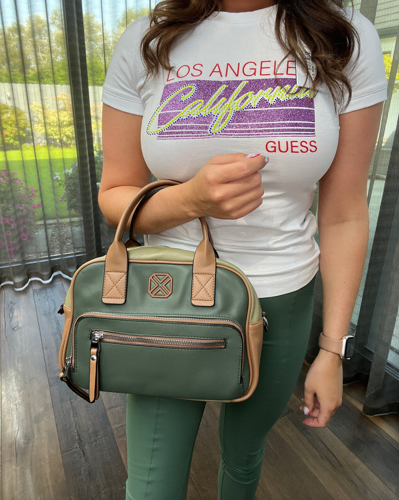 Guess Los Angeles Rose Crossbody Bag  Quilted crossbody bag, Pink crossbody  bag, White crossbody bag