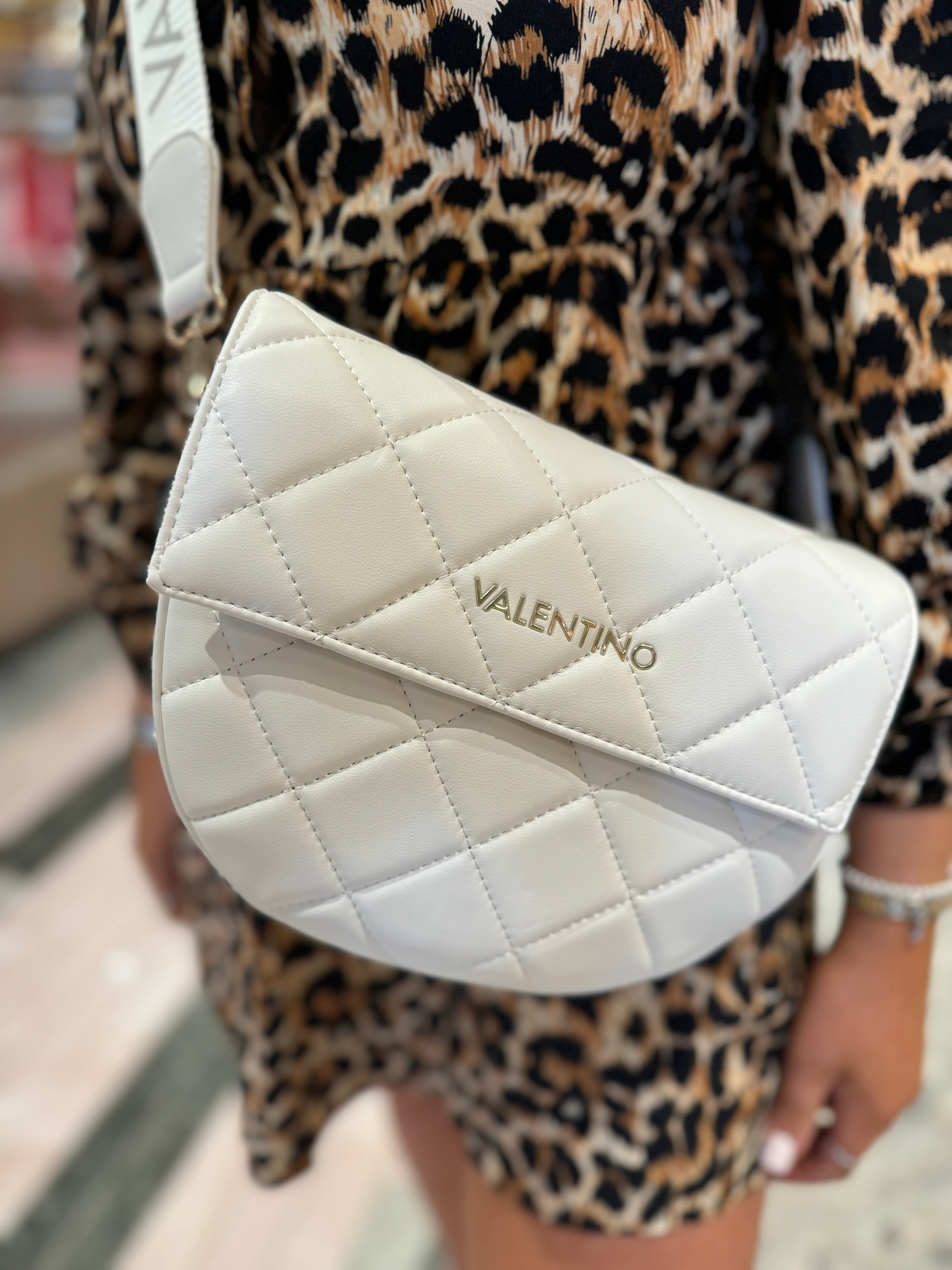 Mario Valentino VBS3XJ02MAT 'Bigs' Crossbody Flap Bag - Bianco (V68) – Fred  Funk