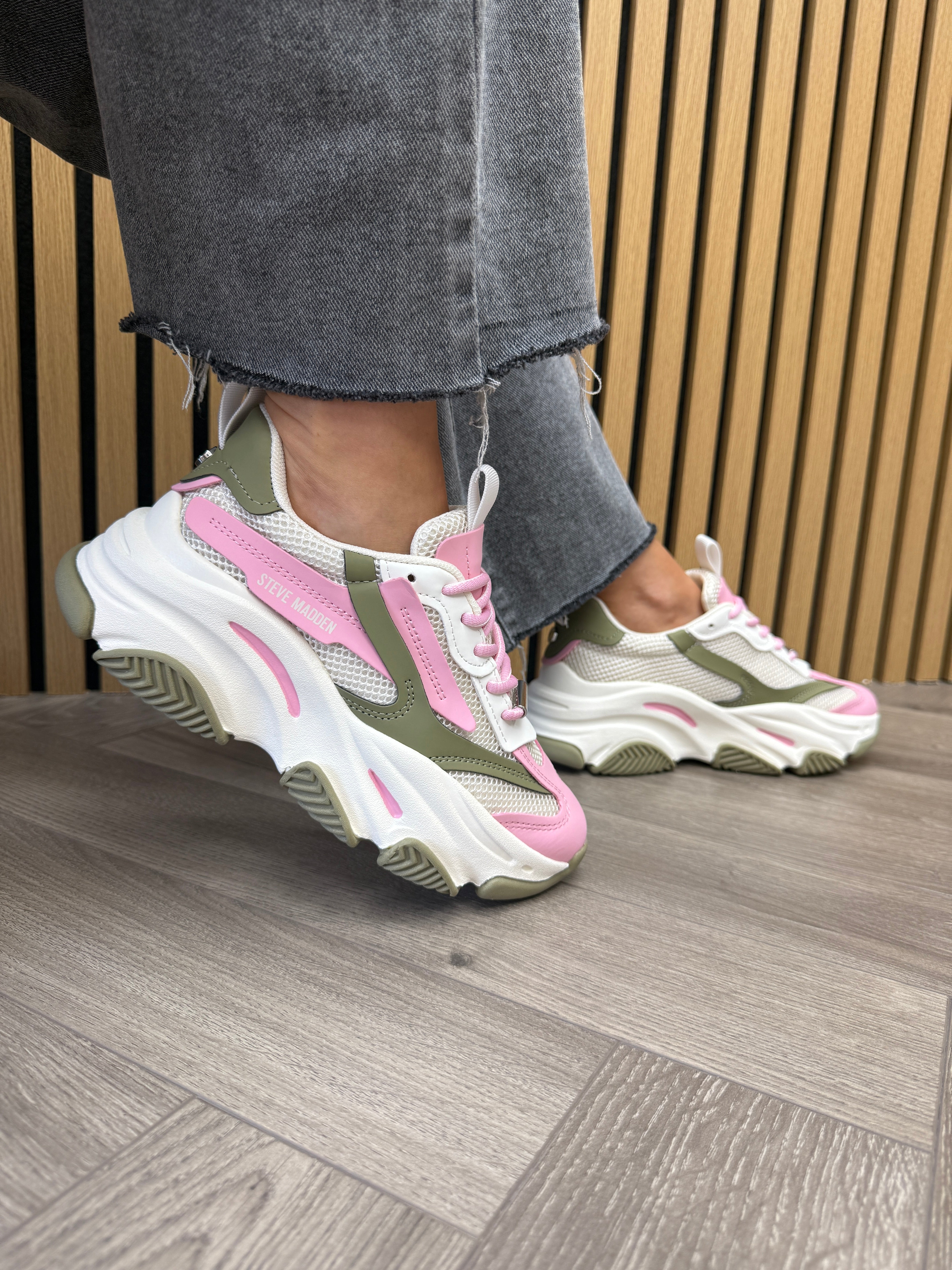 Steve Madden (AW25) 'Possession-E' Chunky Mesh Trainer