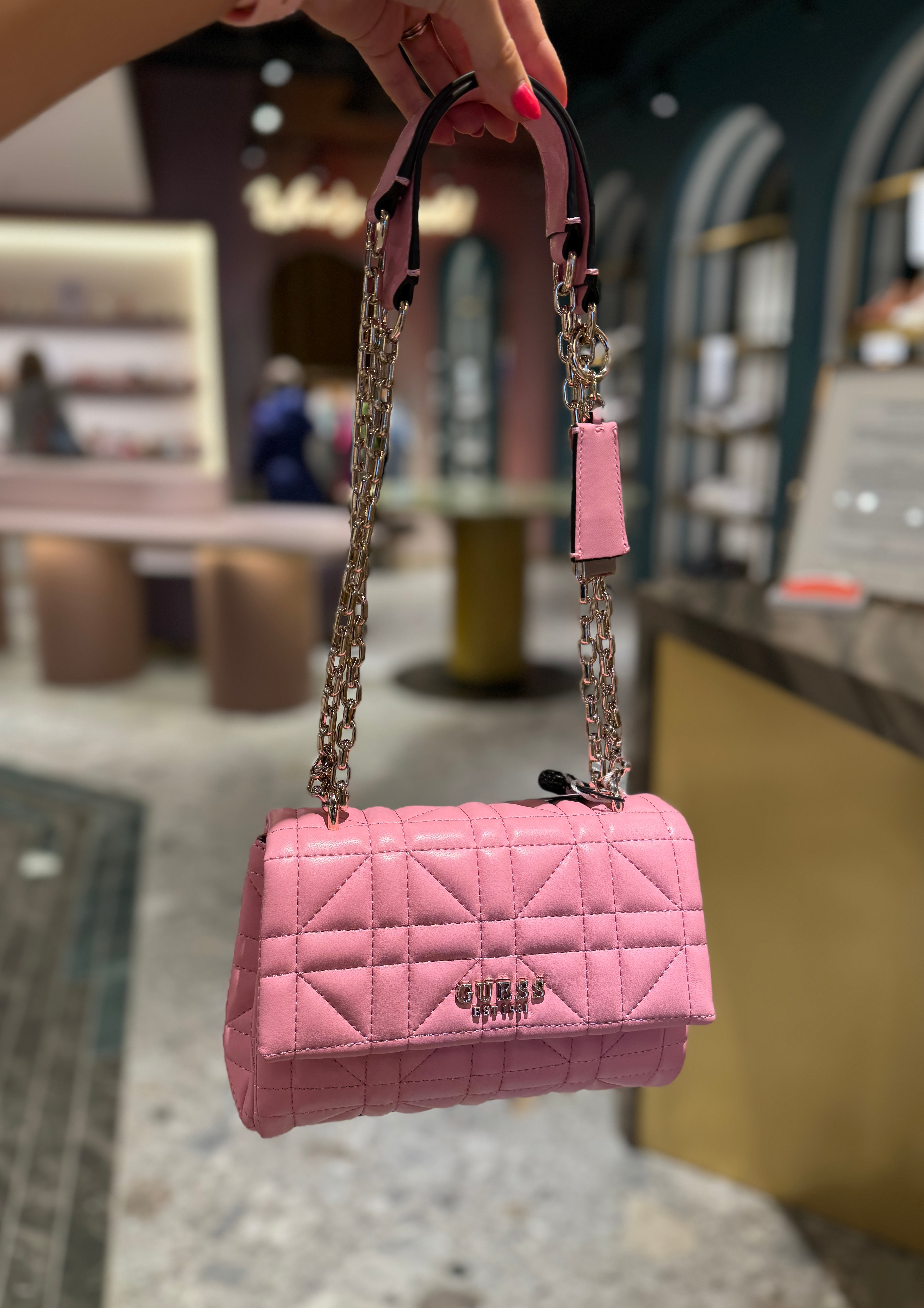 Guess pink crossbody sale