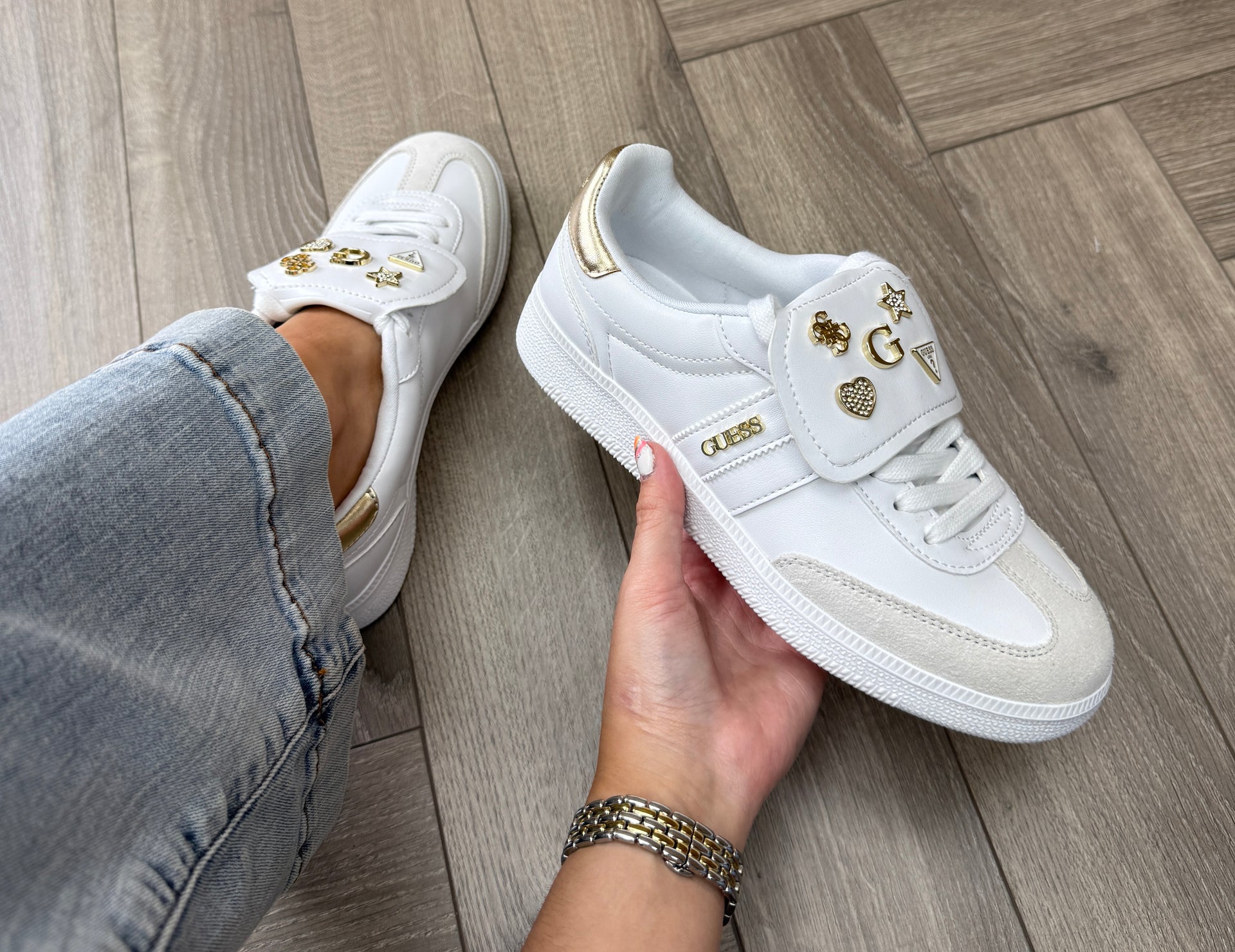 Guess Shop Guess White Sneakers Men Buy Guess Sneaker Low White