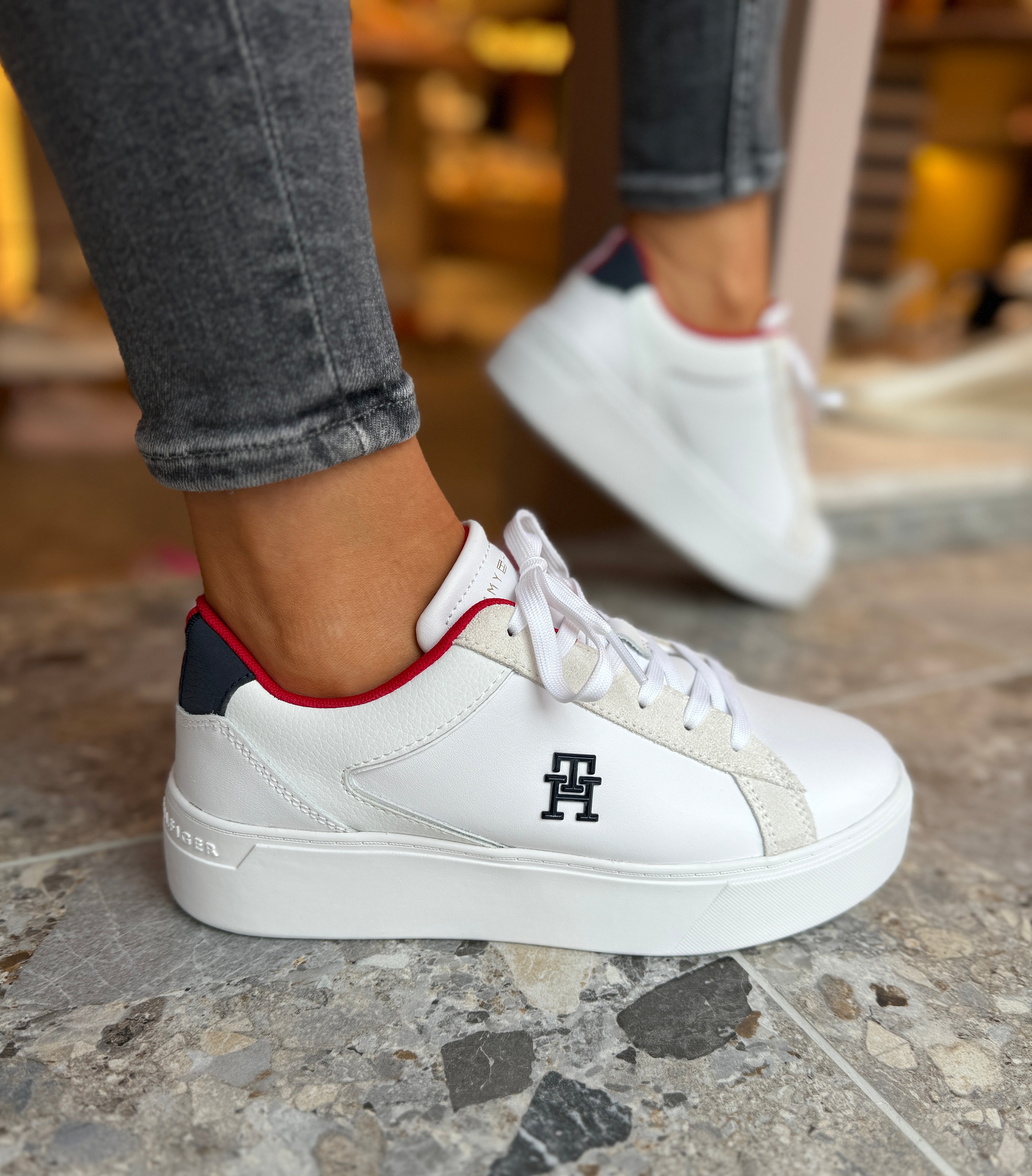 Platform sneakers tommy hilfiger on sale