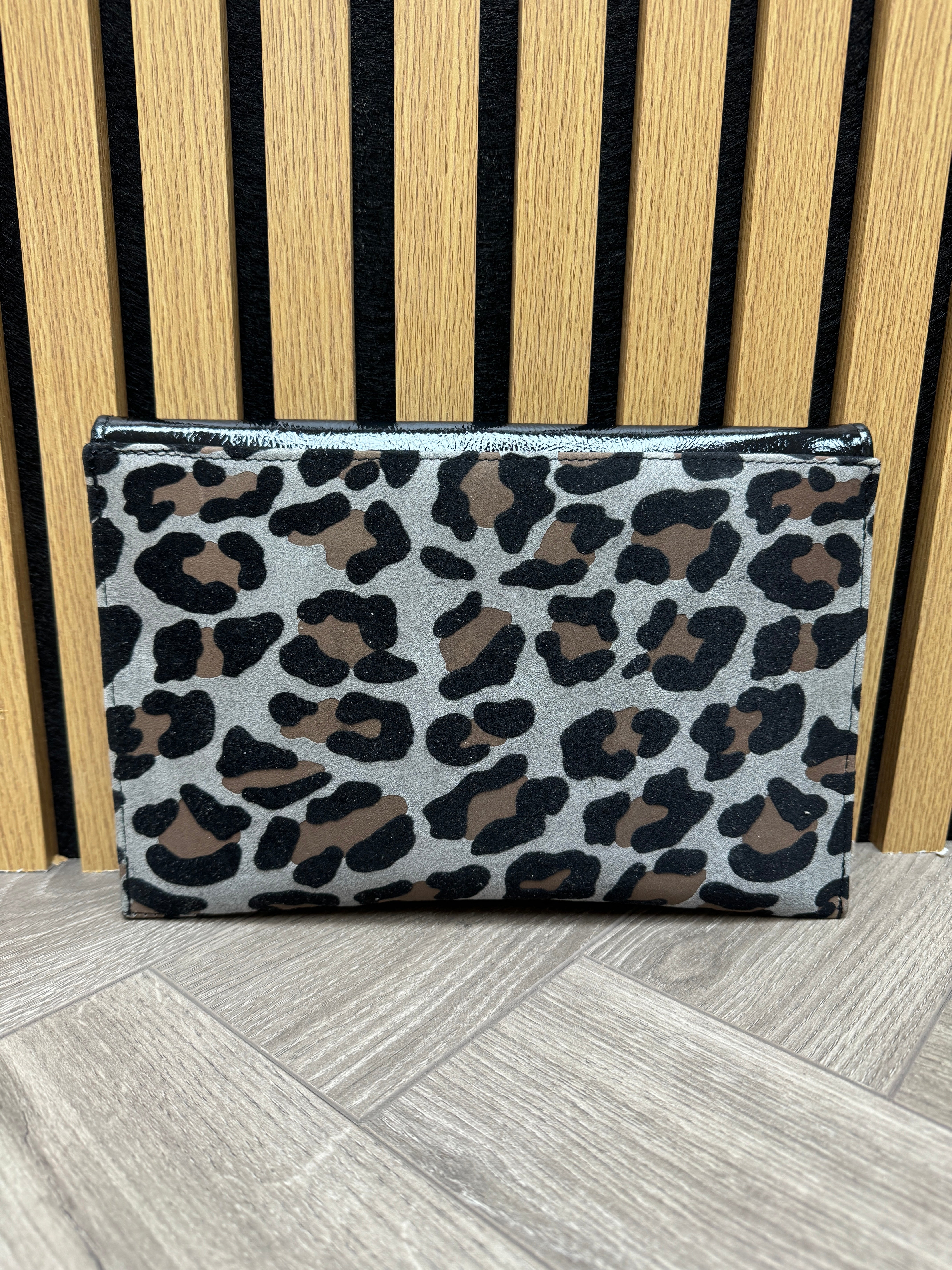 Marian Juliet Envelope Clutch Bag With Leopard Print Fred Funk