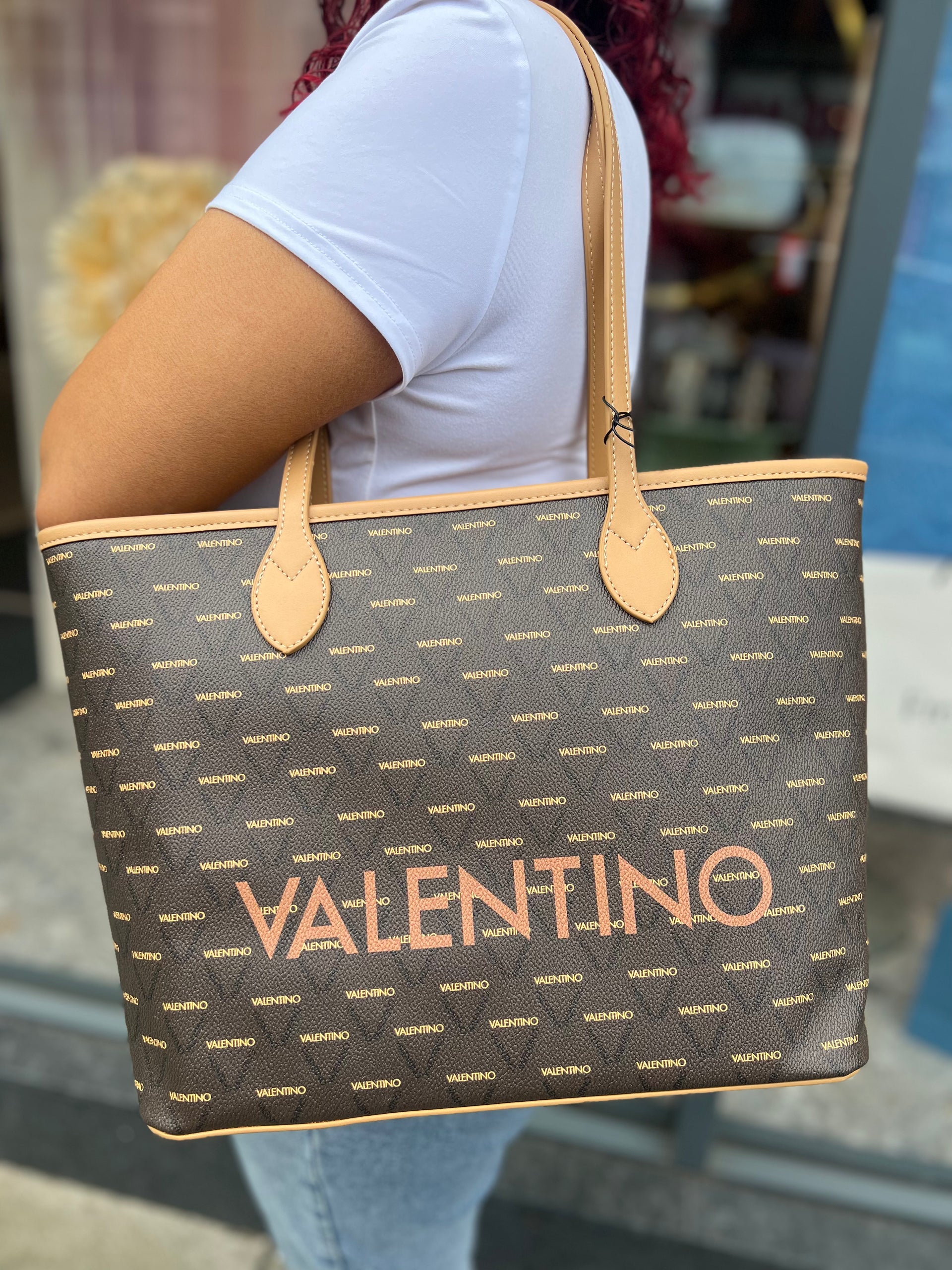 Tote valentino bag sale